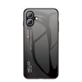 thumbnail image 1 of for iPhone 16 Plus Case,Tempered Glass Gradient Color Pattern + TPU Frame Hybrid Slim case for iPhone 16 Plus, Case Anti-Scratch Anti-Drop Anti-fingerprint, Gray, 1 of 10