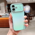 thumbnail image 1 of for iPhone 16 Plus Case for Women & Girls, Cute Wave Design with Curly Shape, Heart Pattern, Raised Camera Protection, Luxury Plating, Shockproof Protective Phone Cover, Green, 1 of 1
