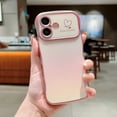 thumbnail image 1 of for iPhone 16 Plus Case for Women & Girls, Cute Wave Design with Curly Shape, Heart Pattern, Raised Camera Protection, Luxury Plating, Shockproof Protective Phone Cover, Pink, 1 of 1