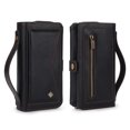 thumbnail image 1 of for iPhone 16 Plus Case, for iPhone 16 Plus Wallet Case, Premium PU Leather [Magnetic Flip] [Zipper Pocket] [Wristband] [Card Holder] Detachable Case for iPhone 16 Plus,Black, 1 of 8