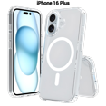 iPhone 16 Plus Crystal Clear MagSafe Case with Screen and Camera