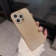 thumbnail image 1 of For iPhone 16 Plus Glitter Phone Case,Luxury Full Glitter Back Designing Shiny Bling Sparkly Shockproof Rugged Anti-fall Slim Thin Heavy Duty Protective Phone Case for Women Girls,Gold, 1 of 11