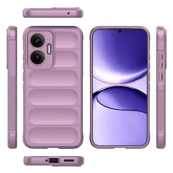 for iPhone 16 Plus Grip Case,[Silky Touch Premium Liquid Silicone][Camera Protection] [Soft Anti-Scratch Microfiber Lining],Slim Soft Shockproof Anti-Scratch Phone Case,Purple