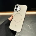 thumbnail image 1 of For iPhone 16 Plus Magnetic Case, Compatible with Magsafe Slim Fit Anti-Scratch Drop Protection Bumper Rugged Hard PC Back Cover Phone Case for Apple iPhone 16 Plus, Gray, 1 of 7