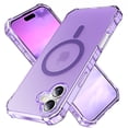 thumbnail image 1 of for iPhone 16 Plus Magnetic Case, Military Grade Drop Protection Anti-Yellowing Phone Cover Compatible with Mag-Safe - Rugged Shockproof Protective Case for iPhone 16 Plus, Purple, 1 of 6