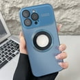 thumbnail image 1 of For iPhone 16 Plus Magnetic Phone Case,[Camera Lens Protector][Compatible with MagSafe] with Logo View Dust-Proof,Military-Grade Protection Slim Shockproof Anti-Scratch Phone Case,Navyblue, 1 of 8