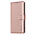 thumbnail image 1 of for iPhone 16 Plus Wallet Case, with [RFID Blocking] Card Slots Strong Magnetic PU Leather Flip Fold Protective Adjustable Kickstand Phone Case for iPhone 16 Plus - Rose Gold, 1 of 7