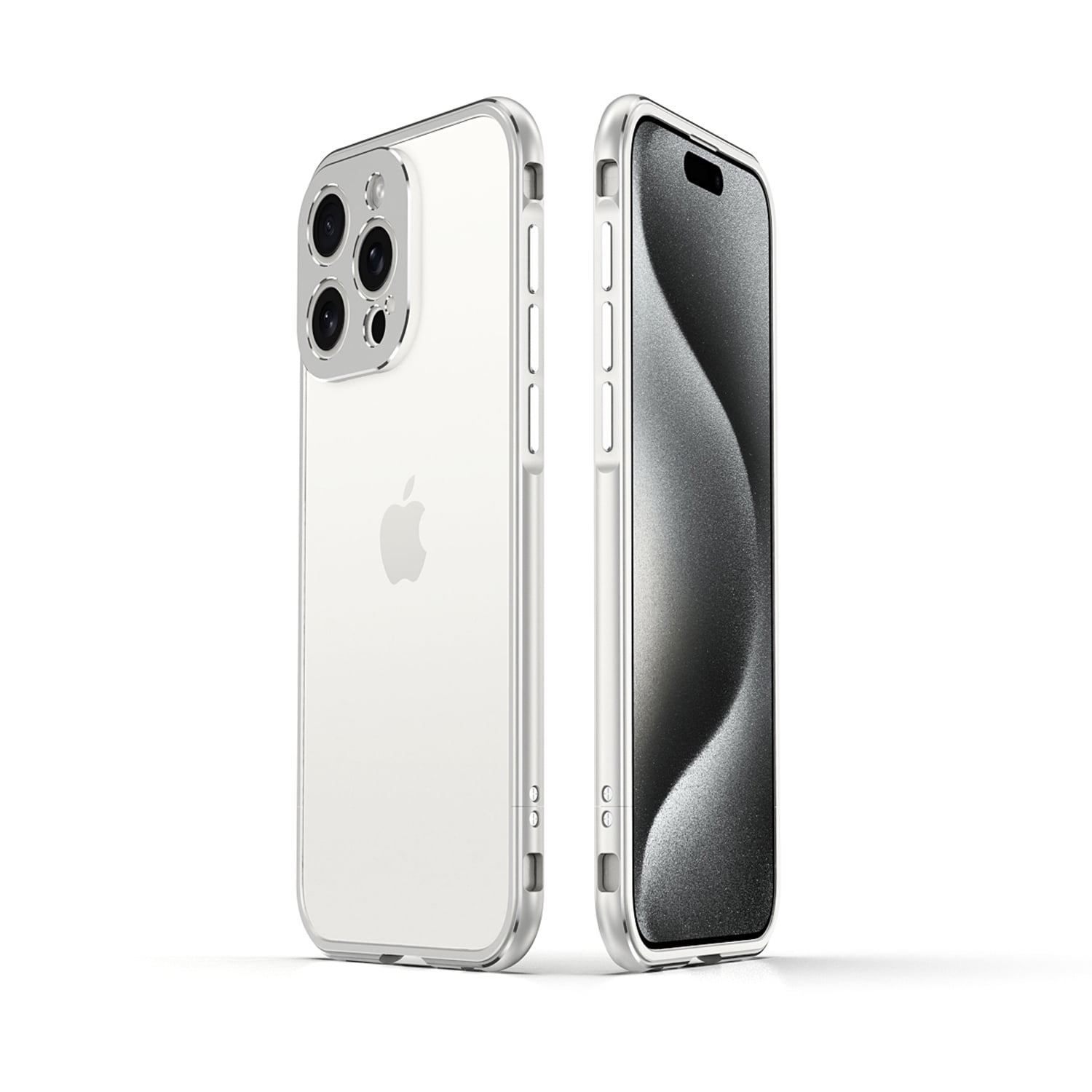 for iPhone 16 Pro Bumper Case with Camera Lens Circle Protection, Slim ...