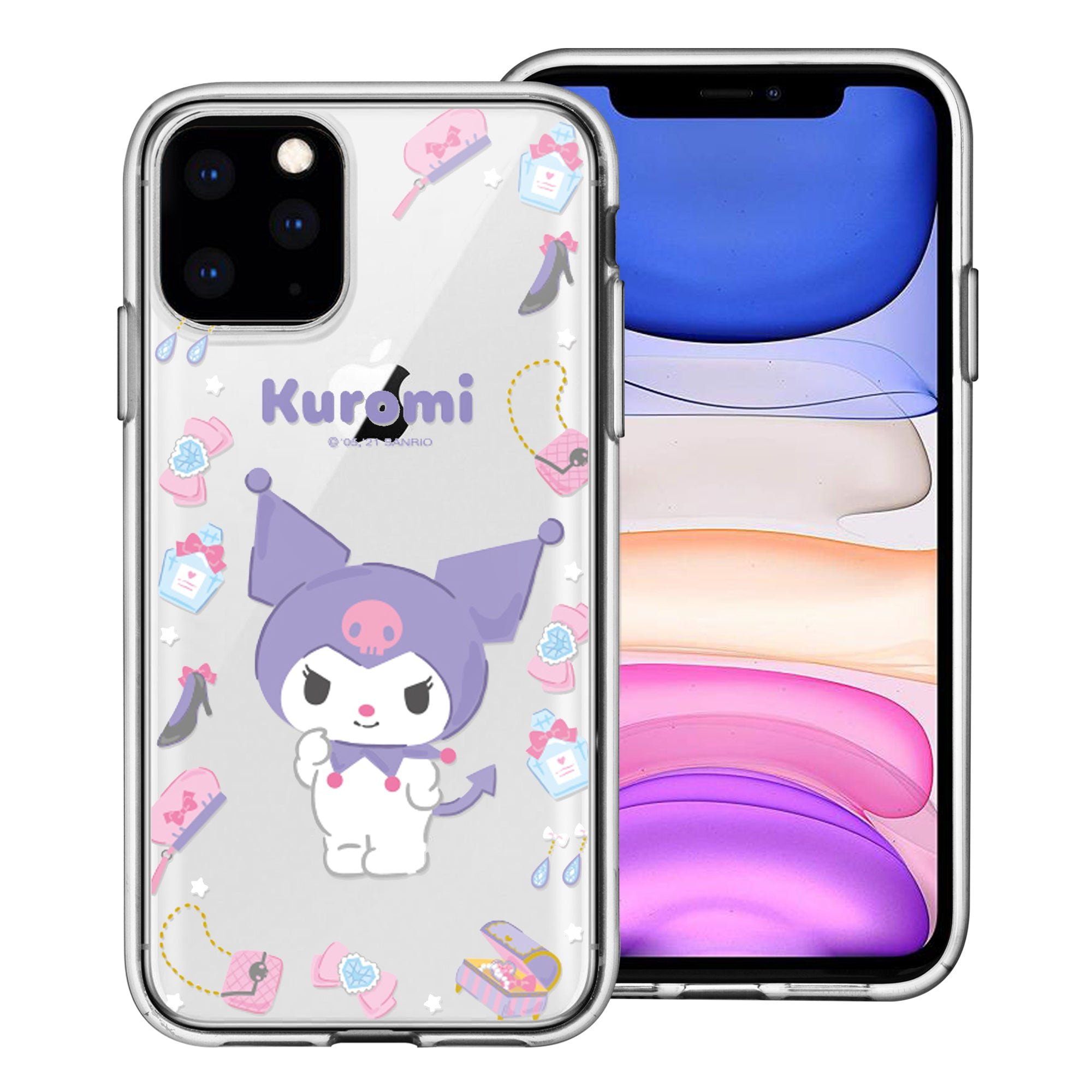 iPhoneアクセサリー Kuromi Puffy Phone Case iPhone 16 ProMax Sanrio Kuromi CASETiFY Puffy phone Case iphone 16 Pro MAX
