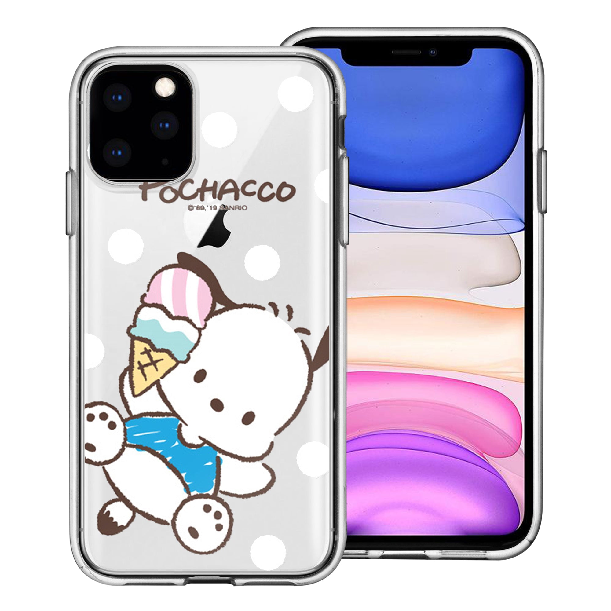 ゆらいiPhone16pro iPhone 16 Pro Case (6.3inch) Sanrio Cute Clear Soft Jelly Cover