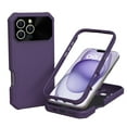 thumbnail image 1 of for iPhone 16 Pro Case [Compatible with Mag-Safe] Rugged Magnetic Phone Case with Military-Grade Drop Protection, Camera Lens Protector Film Heavy Duty Phone Cover for iPhone 16 Pro, Purple, 1 of 5