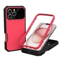 thumbnail image 1 of for iPhone 16 Pro Case [Compatible with Mag-Safe] Rugged Magnetic Phone Case with Military-Grade Drop Protection, Camera Lens Protector Film Heavy Duty Phone Cover for iPhone 16 Pro, Rose, 1 of 5
