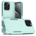 thumbnail image 1 of for iPhone 16 Pro Case,Heavy Duty Drop Protection Edge Raised Rugged Shockproof/Drop Proof/Dust Proof Military Protective Tough Durable Cell Phone Cover for Men Women for iPhone 16 Pro,Mint, 1 of 5