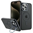 thumbnail image 1 of for iPhone 16 Pro Case with Invisible Metal Lens Stand, Color-Frame Anti-Drop Shockproof Slim Phone Case Compatible with Mag-Safe, Skin-Feel Magnetic Phone Cover for iPhone 16 Pro, Gray, 1 of 8