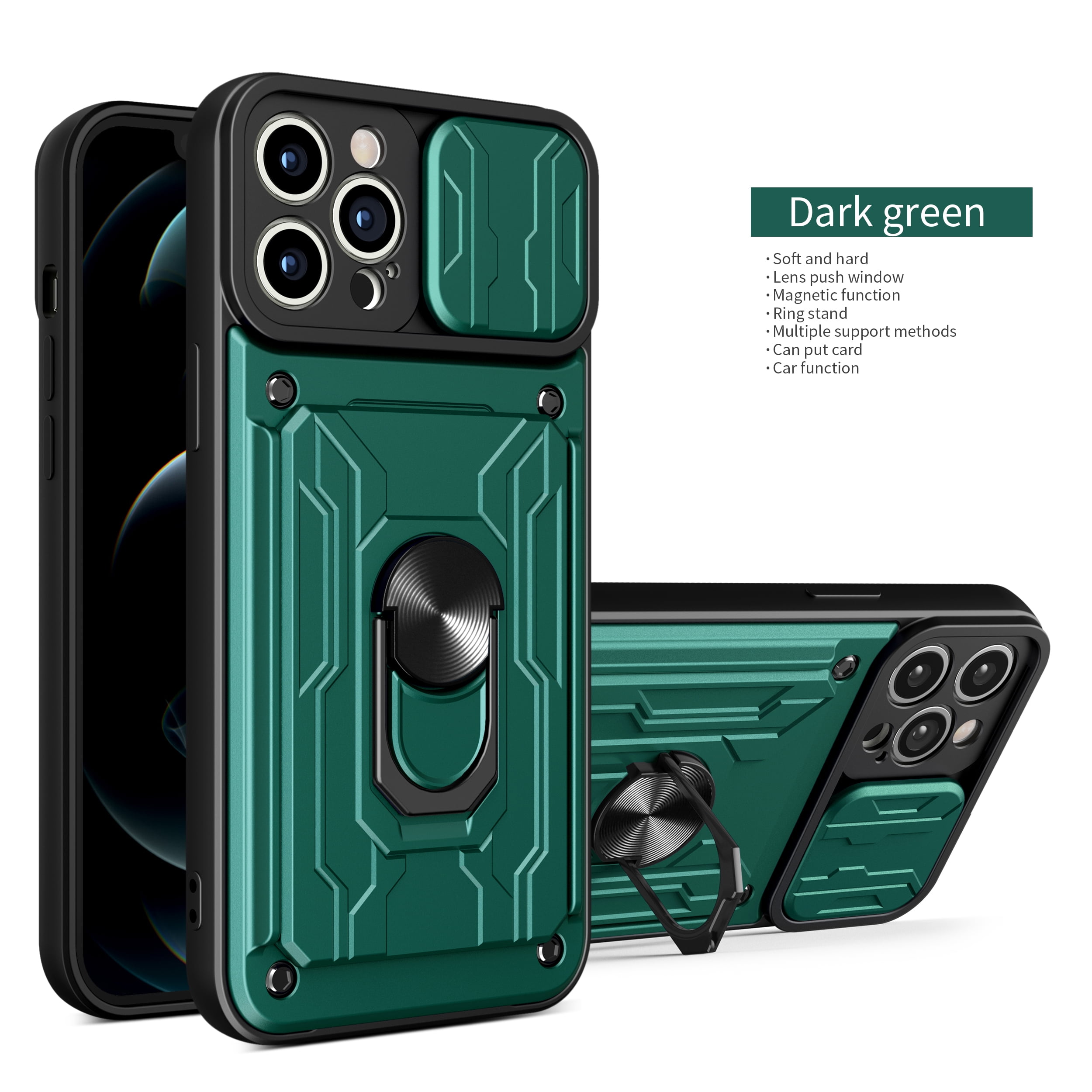 for iPhone 16 Pro Case, Luxury Ultra-thin Sliding Cover Protection Case ...