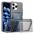 iPhone 16 Pro Case, WalletStyle with Card Holder, AntiSlip Clear