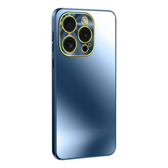 For iPhone 16 Pro Case for Women Men, Dual Color Stylish Matte Back Cover Slim Fit Rugged Shockproof Anti-Scratch Camera Lens Protective Bumper Phone Case for Apple iPhone 16 Pro, Titaniumblue