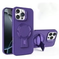 thumbnail image 1 of for iPhone 16 Pro Case with Y Stand, [Compatible with MagSafe] [Built-in Adjustable Kickstand] Heavy Duty Rugged Shockproof Magnetic Anti-fall Thin Fit Phone Case for iPhone 16 Pro,Purple, 1 of 9