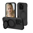 thumbnail image 1 of for iPhone 16 Pro EVA Case with Aluminum Alloy Magnetic Invisible Ring Stand [Compatible with MagSafe] [Military Drop Protection] Shockproof Anti-Slip Scratch Resistant Cover, Black, 1 of 9