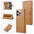 thumbnail image 1 of for iPhone 16 Pro Flip Wallet Case, Classic Card Slots Kickstand Strong Magnetic Premium PU Leather Drop Protective Shockproof Phone Case for iPhone 16 Pro, Yellow, 1 of 7