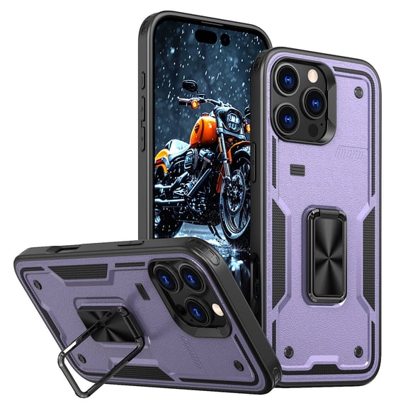 For iPhone 16 Pro Max 15ProMax 15 Plus 14ProMax 14 Plus 13ProMax 13 Pro 12ProMax 12 Pro 11 XR Phone Case Shockproof Holder Protector Heavy Hard Phone Cover For iPhone