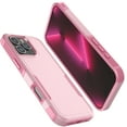 thumbnail image 1 of For iPhone 16 Pro Max 5G Case ,Sturdy Phone Case for iPhone 16 Pro Max 5G 6.9 inch ,Tiflook Shockproof Protection Heavy Duty Armor Hard Plastic & Rubber Rugged Bumper 2-in-1 Case Cover ( Pink ), 1 of 6