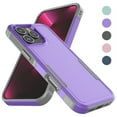 thumbnail image 1 of iPhone 16 Pro Max Case ,2 in 1 Phone Case for iPhone 16 Pro Max 6.9 inch ,Takfox Shockproof Protection Heavy Duty Armor Durable Hard Plastic & Rubber Rugged Full Body Bumper Cover- Purple, 1 of 8