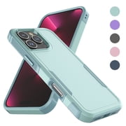 iPhone 16 Pro Max Case, 2 in 1 Phone Case for iPhone 16 Pro Max 6.9 inch ,Takfox Shockproof Protection Heavy Duty Armor Hard Plastic & Rubber Rugged Bumper Cover- Mintgreen