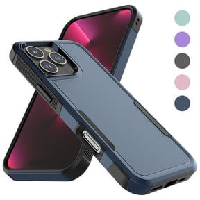 iPhone 16 Pro Max Case, 2 in 1 Phone Case for iPhone 16 Pro Max 6.9 inch ,Takfox Shockproof Protection Heavy Duty Armor Hard Plastic & Rubber Rugged Bumper Cover- Blue