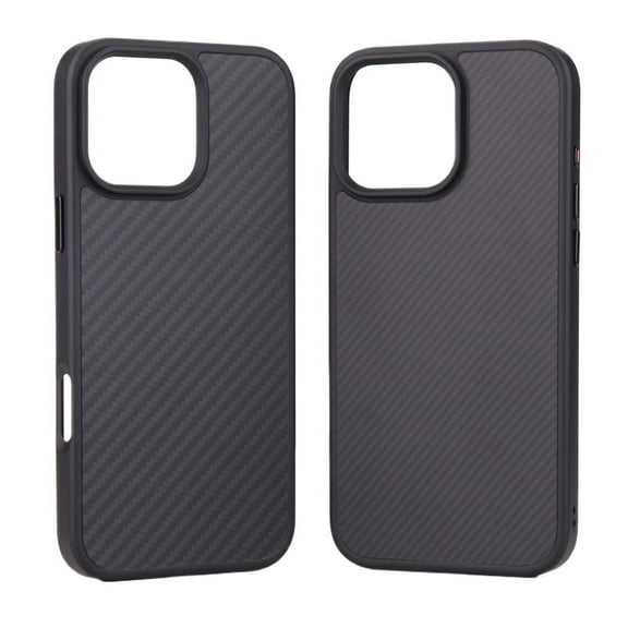 iPhone 16 Pro Max Case 6.9 Inch, Thin & Light Case iPhone 16 Pro Max with a Caseless Feel, 600D Aramid Fiber Woven [Ultra Slim Case-Black]