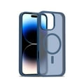 thumbnail image 1 of for iPhone 16 Pro Max Case, [Compatible with MagSafe] Military-Grade Drop Protection Anti-Fingerprint Anti-Scratch Slim Silky-Soft Touch Translucent Matte Sleeve Case for iPhone 16 Pro Max, Blue, 1 of 6