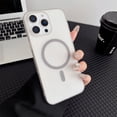 thumbnail image 1 of for iPhone 16 Pro Max Case, [Compatible with Magsafe] Translucent Matte Phone Cover, [Military Grade Drop Protection] Slim Durable Shockproof Protective Bumper for iPhone 16 Pro Max, Gray, 1 of 7