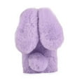 thumbnail image 1 of for iPhone 16 Pro Max Case for Girls, Luxury Women Cute Toy Warm Furry Fuzzy Soft Rabbit Ear Faux Fur Hair Plush Diamond Camera Frame Warm Winter Skin Case Cover for iPhone 16 Pro Max, Purple, 1 of 3