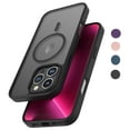 thumbnail image 1 of iPhone 16 Pro Max Case,Magnetic Phone Case with MagSafe for iPhone 16 Pro Max 6.9",Takfox [Frosted] Shockproof Case Matte Hard Plastic & Silicone Rubber Full Body Bumper Protection Cover,Black, 1 of 9