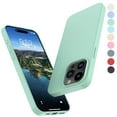 thumbnail image 1 of iPhone 16 Pro Max Case, Takfox For iPhone 16 Pro Max 6.9" Basic Case [Frosted] Shockproof Case Liquid Silicone Gel Rubber Soft TPU Anti-slip Bumper Thin Matte Slim Phone Case Covers,Mintgreen, 1 of 10