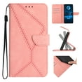 thumbnail image 1 of for iPhone 16 Pro Max Case, Wallet Card Holder PU Leather Stand Flip Cases Wrist Strap Magnetic Closure Shockproof Protective Cover for iPhone 16 Pro Max, Pink, 1 of 9