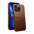 thumbnail image 1 of for iPhone 16 Pro Max Case Wallet Protective Phone Case with Credit Card Holder ID Card Slot Heavy Duty Protection Shockproof Anti-Scratch Case Women Men Cover For iPhone 16 Pro Max,Brown, 1 of 5