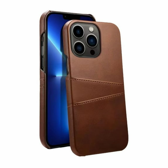 for iPhone 16 Pro Max Case Wallet Protective Phone Case with Credit Card Holder ID Card Slot Heavy Duty Protection Shockproof Anti-Scratch Case Women Men Cover For iPhone 16 Pro Max,Brown