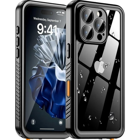 for iPhone 16 Pro Max Case Waterproof, [Built-in Screen Protector][IP68 Underwater][12FT Military Grade Shockproof][Dustproof][360° Full Body] Protective Phone Case for iPhone 16 Pro Max 6.9"