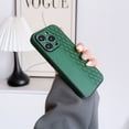 thumbnail image 1 of iPhone 16 Pro Max Case for Women Men, Slim Fit Stylish Diamond Pattern Back Cover Anti-Scratch Shockproof Bumper Premium PU Leather TPU Phone Case for Apple iPhone 16 Pro Max, Darkgreen, 1 of 7