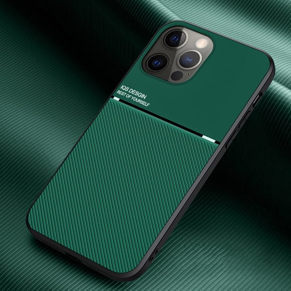 for iPhone 16 Pro Max Case, iPhone 16 Pro Max Cover, PU Leather Anti-Scratch Shockproof Soft TPU Rubber Magnetic Luxury Hybrid Business Back Case for iPhone 16 Pro Max Phone, Green