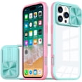 iPhone 16 Pro Max - Fusion Transparent Hybrid Case Camera Cover - Blue ...