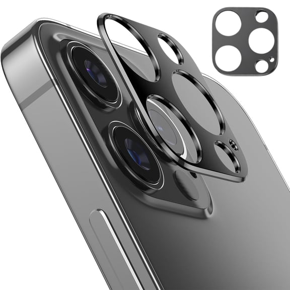 LAPTOM MAX 2 Pack iPhone 16 Pro Max Camera Lens Protector Metal Alloy Scratch & Impact Protection Case Friendly Easy Install