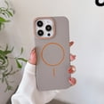 thumbnail image 1 of for iPhone 16 Pro Max Magnetic Case, Phone Case [Compatible with Mag-Safe Charging] Durable Skin Friendly Slim Shockproof Anti-Fingerprint Hard PC Protective Cover for iPhone 16 Pro Max, Gray, 1 of 8