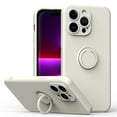 thumbnail image 1 of for iPhone 16 Pro Max Phone Case, iPhone 16 Pro Max Case with 360 Degree Magnetic Ring Kickstand, Soft TPU Silicone Rubber Cushion Shockproof Protective Case for iPhone 16 Pro Max, White, 1 of 8