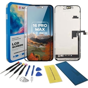 for iPhone 16 Pro Max Screen Replacement kit,6.9" LCD Display 3D Touch Digitizer Assembly with Repair Tools, Screen Protector, Frame Adhesive (Model A3084, A3295, A3296, A3297)