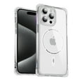thumbnail image 1 of for iPhone 16 Pro Max Transparent Case, Luxury Strong MagSafe Drop Protection Anti-Scratch Lightweight Shockproof Ultra Slim Clear Anti-fingerprint Back Case for iPhone 16 Pro Max, Clear, 1 of 7