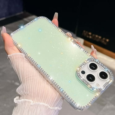 Compatible with iPhone 13 Pro Max Clear Bling Diamond Rhinestone Cute ...