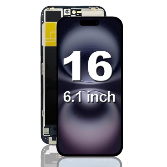 For iPhone 16 Screen Replacement 6.1 inch, 3D Touch LCD Display