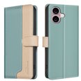 thumbnail image 1 of for iPhone 16 Wallet Flip Case, Luxury Premium PU Leather Card Slots Strong Magnetic Closure Kickstand RFID Blocking Phone Case Cover for iPhone 16 - Green, 1 of 8